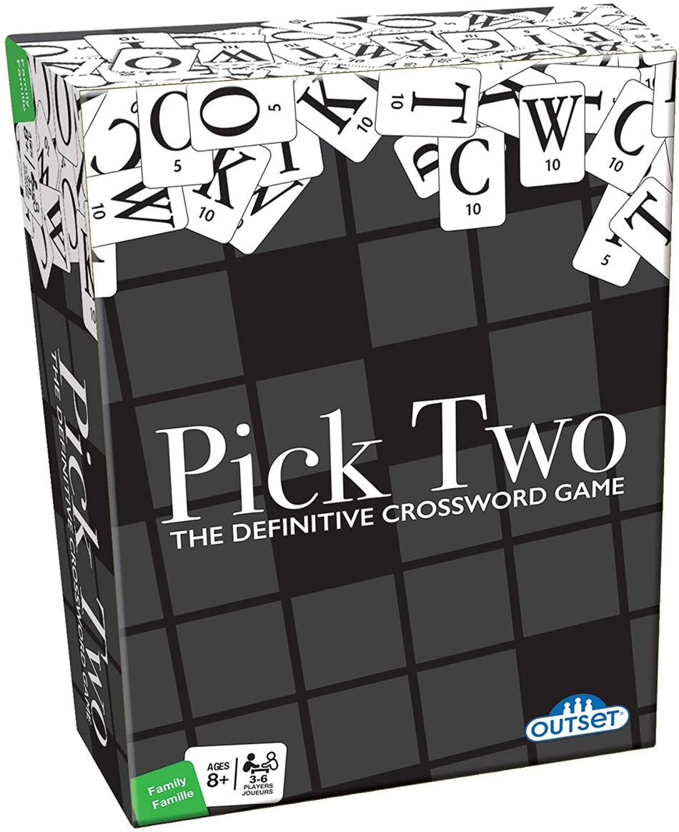 Outset Media: Pick Two Tile Game-Build Your Own Personal Crossword