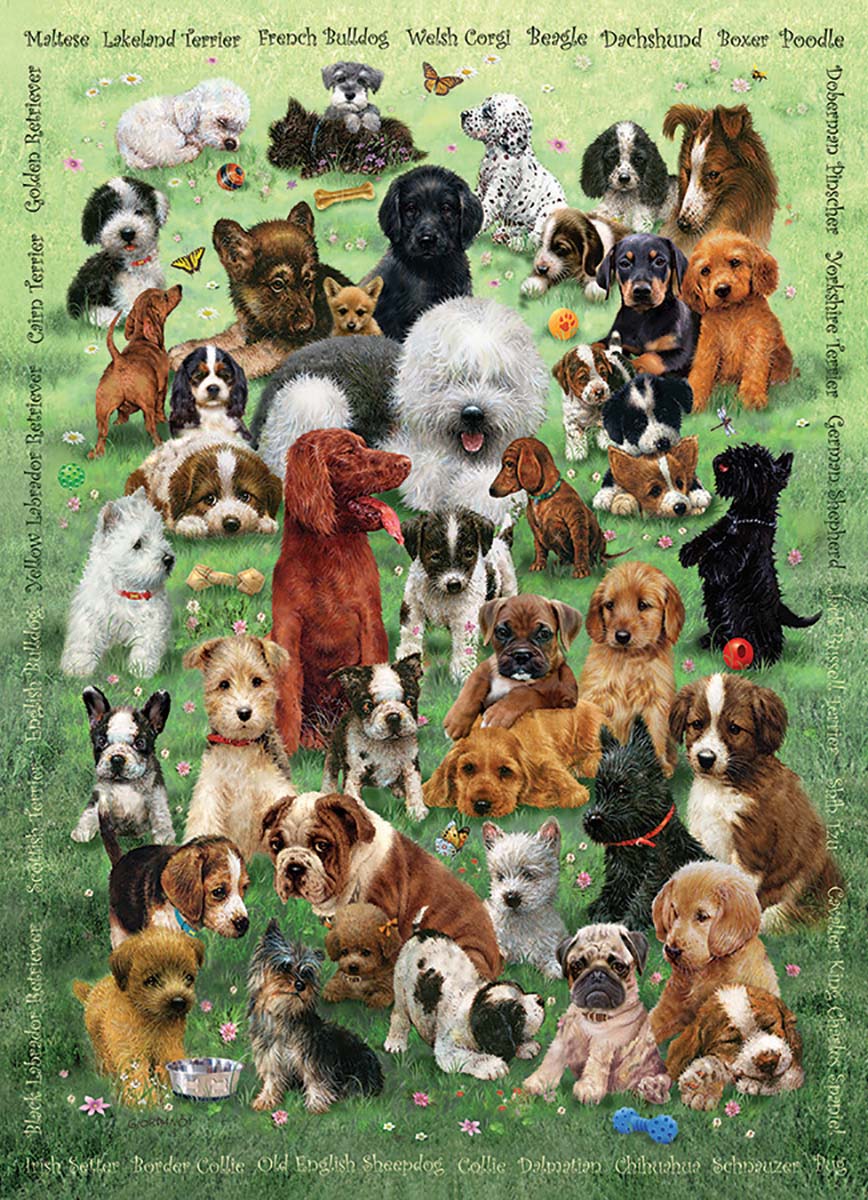 Cobble Hill: Puppy Love: 350 Piece Puzzle