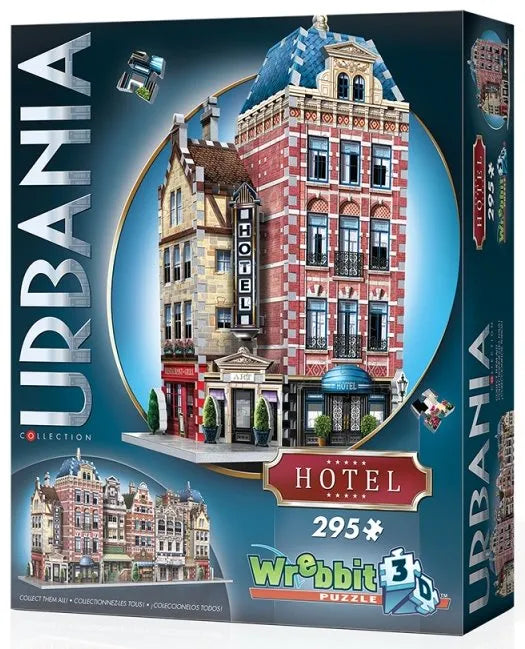 WREBBIT: Hotel - Urbania: 295 Piece 3D Puzzle