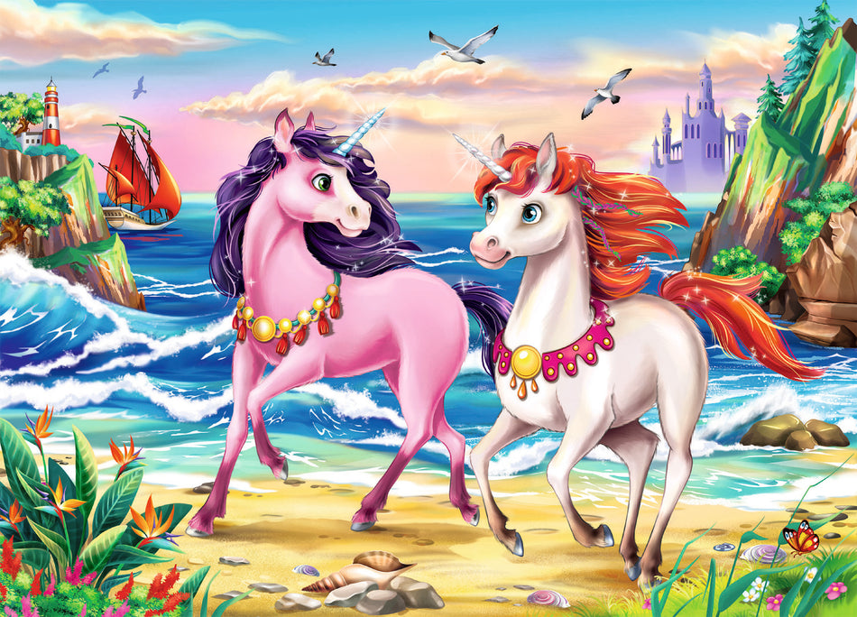 Ravensburger: Beach Unicorns: 35 Piece Puzzle