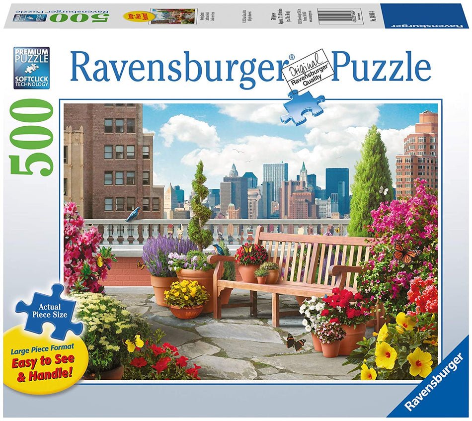 Ravensburger: Rooftop Garden: 500 Piece Large Format Puzzle
