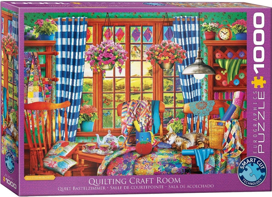 EUROGRAPHICS: Patchwork Craft Room 1000 Piece Puzzle