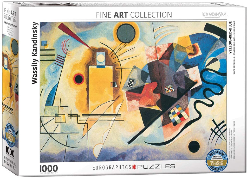 EUROGRAPHICS: Gelb Rot Blau by Kandinsky: 1000 Piece Puzzle