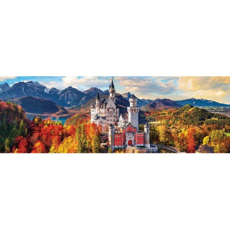 EuroGraphics: Neuschwanstein Castle in Autumn: 1000 Piece Panoramic Puzzle