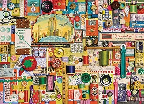 Cobble Hill: Sewing Notions: 1000 Piece Puzzle