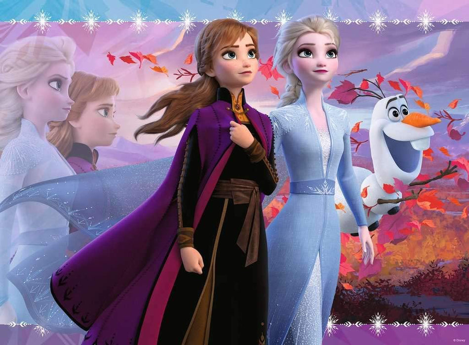 Ravensburger: Disney Frozen: 2 Strong Sisters: 100 Piece Glitter Puzzle