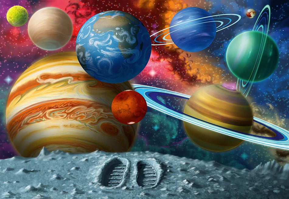 Ravensburger: Stepping Into Space: 24 Piece Floor Puzzles
