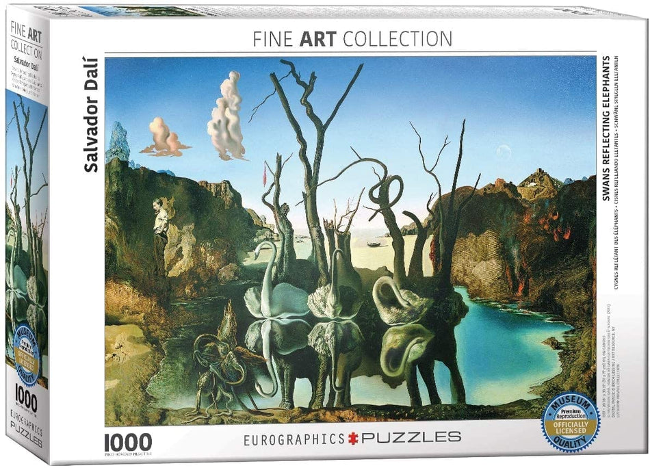 EuroGraphics: Swans Reflecting Elephants: 1000 Piece Puzzle