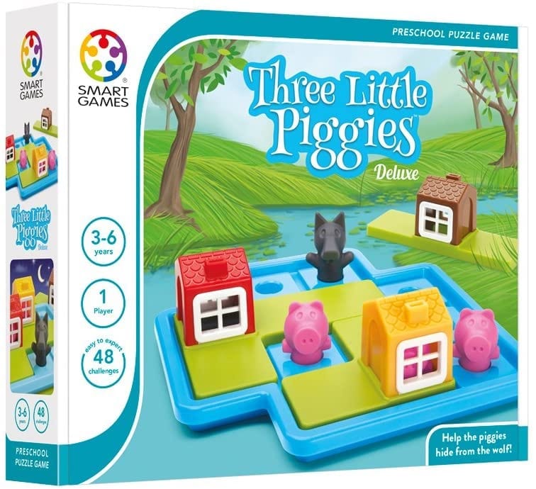 Smart Games: Three Little Piggies with Picture Book