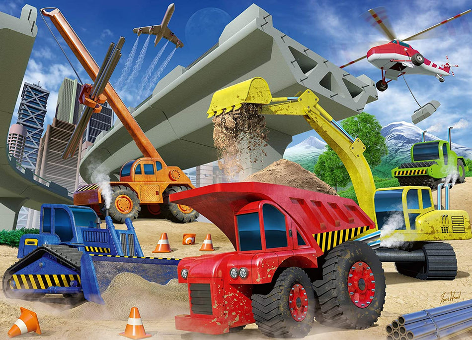 Ravensburger: Construction Trucks: 60 Piece Puzzle