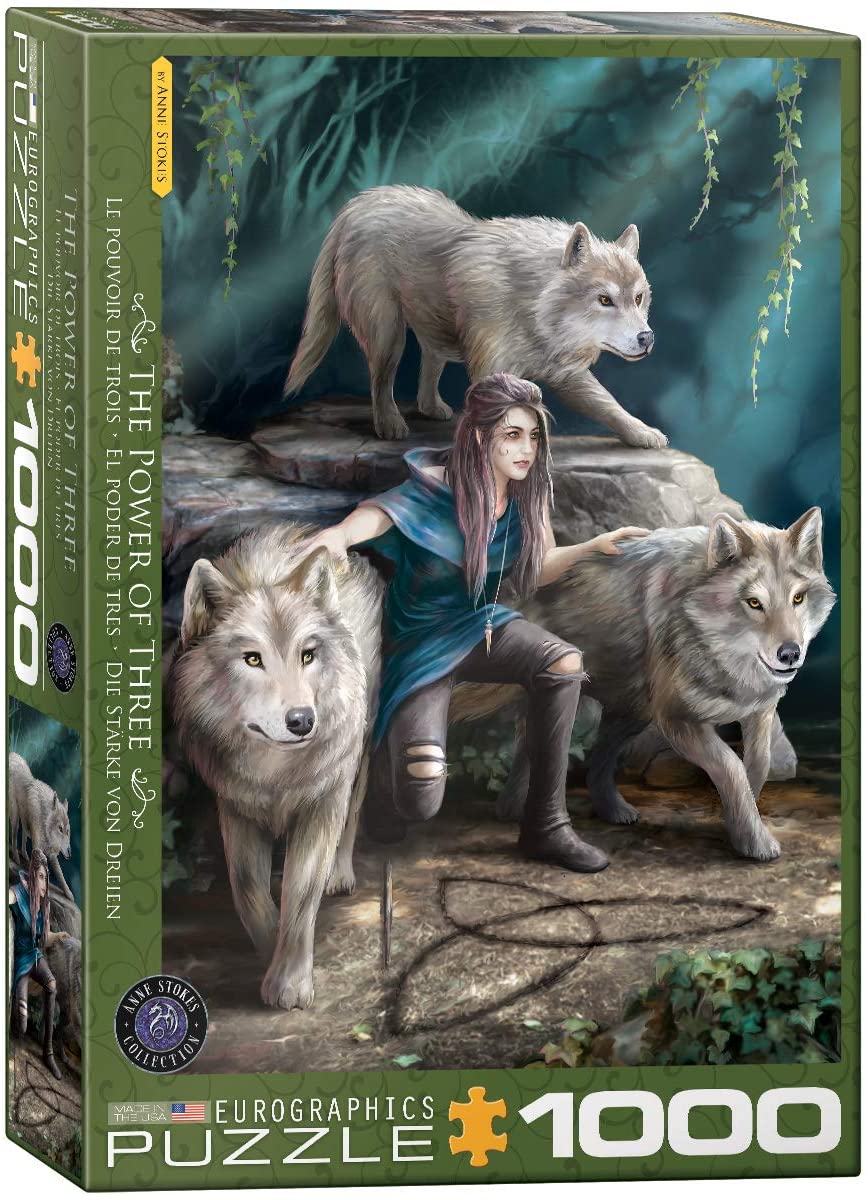 EuroGraphics: The Power of Three by Anne Stokes: 1000 Piece Puzzle